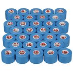 Cramer Team Color Athletic Tape for Ankle, Wrist, and Injury Taping, Helps Protect and Prevent Injuries, Promotes Faster Healing, Athletic Training First Aid Supplies, 1.5", Bulk 32 Roll Case