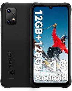 UMIDIGI Unlocked Cell Phone, Bison X20 Android 13 Rugged Smartphones, IP68/IP69K Waterproof Phone, 6000mAh 12 (6+6)+128GB/TF 1TB Expand, 6.53" Screen NFC AGPS, 4G Dual SIM Outdoor Mobile Phone