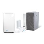 Prem-I-Air 4-in-1 Portable Air Conditioner 14000 BTU with Remote Control, 24 Hour Timer, Two Window Venting Kits (Near Universal). Powerful Cooling, Cooler Unit, Class A Energy Efficiency Rating