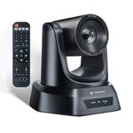 10x Zoom HDMI PTZ Camera, TONGVEO Full HD 1080P 60fps USB3.0 HDMI Video Conference Camera Live Streaming Camera for Meeting Church Worship Online Learn with Zoom Skype OBS Teams and More