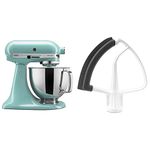 KitchenAid Artisan Series 5-Quart Tilt-Head Stand Mixer (Aqua Sky) + KitchenAid Tilt-Head Flex Edge Beater