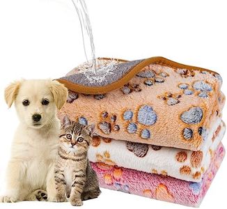Ladadee Waterproof Guinea Pig Blankets, 1 Pack 3 Washable Guinea Pig Fleece Cage Liners, Soft & Super Absorbent Bedding Mats for Hamster Rabbit Chinchilla Cage Accessories -30 * 20in