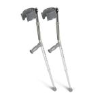Medline Aluminum Forearm Crutches; Youth, 1 Pair
