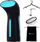 WiredLux Clothes Steamer, Clothes Steamer Handheld for Holidays & Home, Compact & Portable, 25s Heat-up & 100% Leakproof, Vertical Garment Steamer, Travel Accessories Included