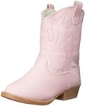 Baby Deer Western Boot (Infant/Toddler/Little Kid/Big Kid), Pink, 8 M US Toddler