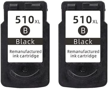 2 x Generic PG510 Black Ink Cartridges Compatible with Canon PG-510 for Canon PIXMA IP2700 MP240 MP250 MP270 MP280 MP282 MP480 490 MP492 MP495 MX320 MX330 MX340 MX350 MX360 MX410 MX420 MP230