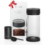 OUTPEAK Neo 2024 Latest Automatic Vacuum Coffee Canister, 1.35L Capacity for 14oz of Fresh Coffee Beans, One-Button Electric Operation, Perfect for Home, Travel, and Gifting