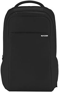 Incase ICON Slim Backpack - Durable Travel Backpack + Laptop Bag with Faux-Fur Padded Laptop Sleeve - Fits 16-inch Laptop - Sleek Carry On Backpack for Travel (19 x 12 x 8 in) - Black