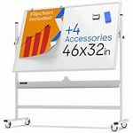 Rolling Magnetic Whiteboard 46 x 32