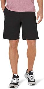 Lee Men's Extreme Motion Welt Cargo Short, Black, 34