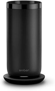 Ember Tumbler, Temperature Control Travel Mug, Stainless Steel, App-Controlled Heated Coffee Mug with 3-Hour Battery Life, Black, 16 Oz