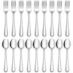 Hiware 24-piece Forks and Spoons Si