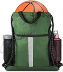 BeeGreen Green Drawstring Bag Gym C