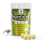 Ecowidow Spider Repellent Balls - 5 Balls Pack | Super Strength Oregano, Thyme & Mint Oil Spider Repellent, Natural Spider Deterrent, Ready to Use Spider Control
