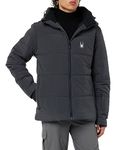 Spyder Men's Liability Insulated Ski Jacket, Ebony, L