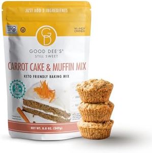 Good Dees Low Carb Baking Mix, Carrot Muffin & Cake Mix, Keto Baking Mix, No Sugar Added, Gluten Free, Dairy-Free, Diabetic (Pack of 1)