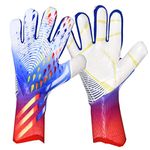 KODAA Children Football Gloves Goalkeeper Gloves, Soccer Gloves for Boys, Girls & Junior Keepers Football Gloves for Training and Match, Non-slip, Wrist Protection, Size 6/7/8/9/10 6yards A