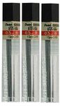 Pentel 0.5mm Size B Shade Hardness Pencil Refill Replacement Spare Leads Hi Pollymer Super For Automatic & Mechanical Pencils (Pack Of 3 Tubes - 36 Pieces)