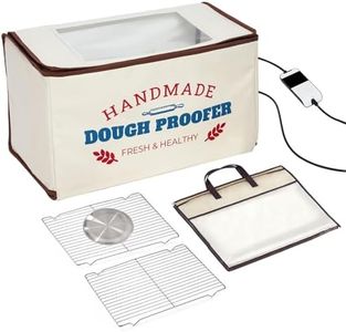 InnovifyHub Extra Large Dough Proofing Box50-130°F, 3-Sided Heat 24HTimer