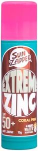 Sun Zapper SPF 50+ Extreme Zinc Stick Sunscreen 15 g, Coral Pink