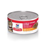 Hill's Science Diet Adult Light Canned Cat Food, Liver & Chicken Entrée, 5.5 oz, 24 Pack wet cat food