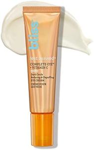 Bliss Rest Assured ™ Eye Cream with Vitamin C & Caffeine - 0.5 Fl Oz - Dark Circle Reducing & Depuffing Eye Cream - Clean - Vegan & Cruelty-Free