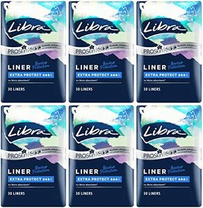 Libra ProSkin Extra Protect 30 Liners 180 Count (6 Packs of 30)