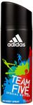 Adidas Team Five Deodorant Body spray 150ml Unscented for Unisex