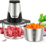 Syvio Food Processors with 2 Bowls,