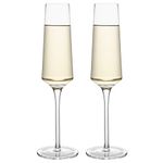 Crystal Champagne Flutes