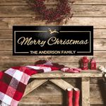 Personalized Merry Christmas Sign - Choice of Size, Fonts, and Colors | Custom Christmas Sign - Christmas Decorations - Custom Christmas Gifts - Personalized Christmas Gifts | True Stock Studios