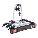 HOMCOM Bicycle Carrier Rear-mounted 3 Bike Carrier Car Rack Rear Tow Bar