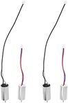 Brush Motor, 4Pcs DC 3.7V 44000RPM 