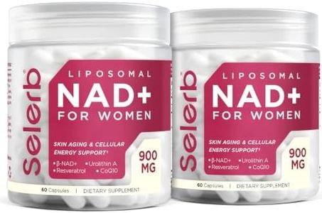NAD+ Supplement for Women - NMN Alternative with β-NAD+, Trans-Resveratrol, CoQ10, D-Ribose - Promotes Cellular Renewal, Energy, and Radiant Skin Health - 2 Packs Advanced (Packaging May Vary)