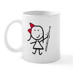 CafePress Girl & Bassoon Mug 11 oz (325 ml) Ceramic Coffee Mug