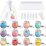 12 Pcs Thank You Keychain Gift Pers