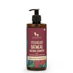 HUFT Natural Dog Shampoo with Oatmeal & Aloe Vera | Apple Cider Vinegar for Itch Relief & Coat Care | Best for Labrador, German Shepherd, Golden Retriever, All breeds - 500ml