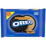 OREO Chocolate Sandwich Cookies, Peanut Butter Flavored Creme, 1 Resealable 17 oz Family Size Pack