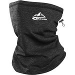 Neck Warmers Snoods for Men - Multifunctional Winter Neck Gaiter Bandana Scarf for Unisex Men Women Neckwear Headwear UV Resistance for Running Cycling Motorbike Fishing Hiking Outdoors (Dark grey)