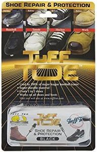 Black- Tuff Toe Boot Guard Protection & Repair for Steel & C