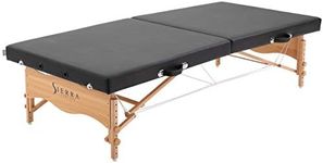 Sierra Comfort Low-Level Massage Table, Black