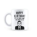 Epic Stuff - The Office - Happy Birthday Design Ceramic Coffee Mug - Best Gift for The Office Fans/The Office Fandom/Great Accessory for Home & Kitchen