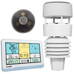 ECOWITT Weather Stations WS3821, 7 in 1 Solar Power Wifi Home Outdoor Weather Sensor WS90, 7.5 inch Garden Wireless Indoor Color LCD Console, IOT Intelligent Linkage Control, Ecowitt Weather Assistant