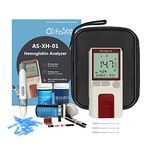 Hemoglobin Test Meter Hemoglobin Analyzer Anemia Monitor Kit includes 50pcs Test Strips