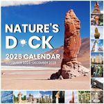 SUNEE 2024-2025 Wall calendar -16 Monthly Calendar Sep. 2024 - Dec. 2025, 2024 wall calendar 12x12, Nature’s Dongs Pics, Funny Wall Art Calendar for Prank, 12" x 24" (Open) Funny Gift White Elephant