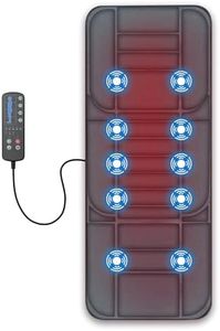 Snailax Full Body Massage Mat with Heat, Massage Pad with 5 Massage Modes & 3 Vibration Levels, Back Massagers for Back Pain Relief, Massage Mattress with Auto Shut Off, Gifts for Women, Men