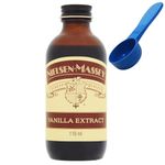 Nielsen Massey Pure Vanilla Extract 118 ml with Measuring Spoon Bundle