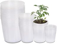 UPINS 40 Packs Clear Plant Nursery 