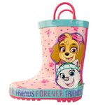 Paw Patrol Kids Wellington Boots Pink Size 9