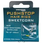 DRENNAN SWEETCORN QUICKSTOP HAIR RIGS SIZE 14 - HNQSCB014